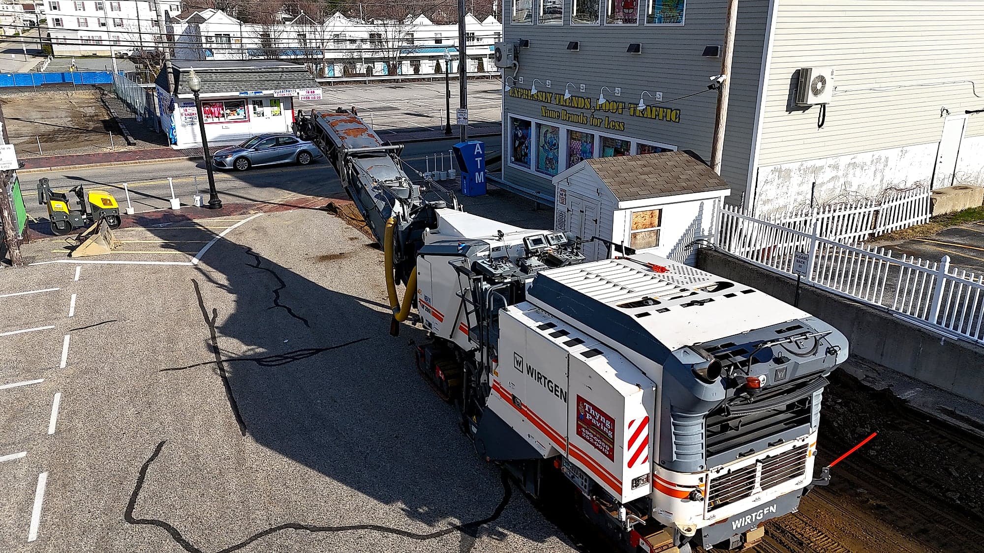 Asphalt milling work in Maine